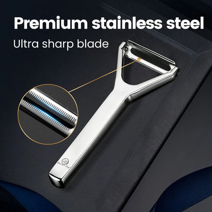 Gourmet Easy Vegetable Peeler, Y Peeler, Citrus Peeler, Stainless Steel Lemon Peeler - Image 3