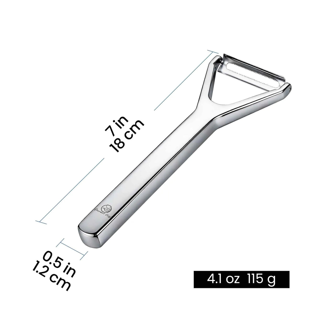 Gourmet Easy Vegetable Peeler, Y Peeler, Citrus Peeler, Stainless Steel Lemon Peeler - Image 8