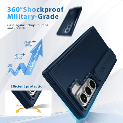 Compatible for Samsung Galaxy Z Fold 8 Ultra Case blue - Image 3