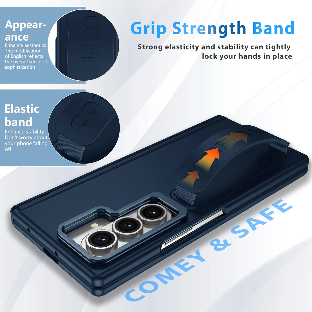 Compatible for Samsung Galaxy Z Fold 8 Ultra Case blue - Image 6