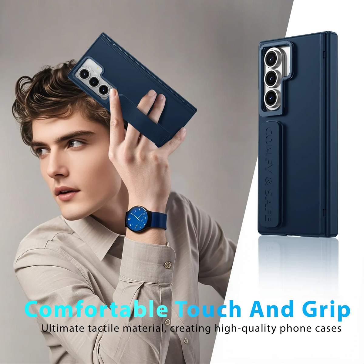 Compatible for Samsung Galaxy Z Fold 8 Ultra Case blue - Image 9