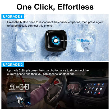 3 in 1 Wireless CarPlay and Android Auto Adapter Plug and Play Carplay Adapter - Image 4