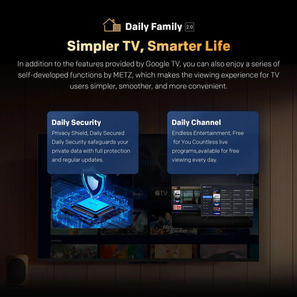 SKYWORTH G3F 43" 4K UHD Smart Google TV with HDR 10,Voice Control,Screen Cast,HDMI 2.1,MEMC, AI Engine,Eye Care featrues,Low Blue Light,DBX-tv Audio,Text Scaling,Smart Features,Energy-Saving - Image 6