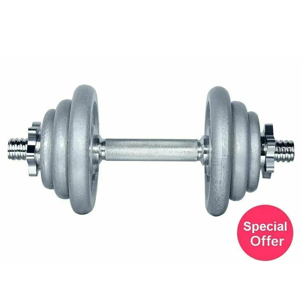 70kg Adjustable Dumbbell Set Standard Hammertone Weights - Image 3