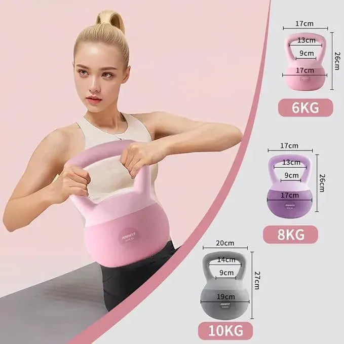 6KG Soft Kettlebells with Cushioned Impact-Resistant Base - Image 3