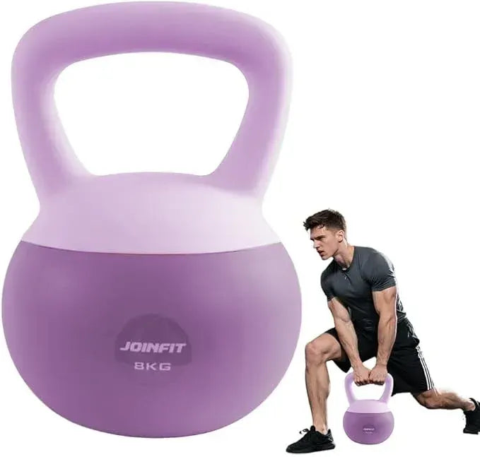 8KG Soft Kettlebells with Cushioned Impact-Resistant Base