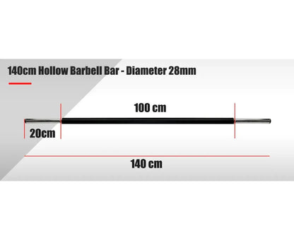 Aerobic Weight Bar 140cm - Hollow Barbell Bar - Image 2