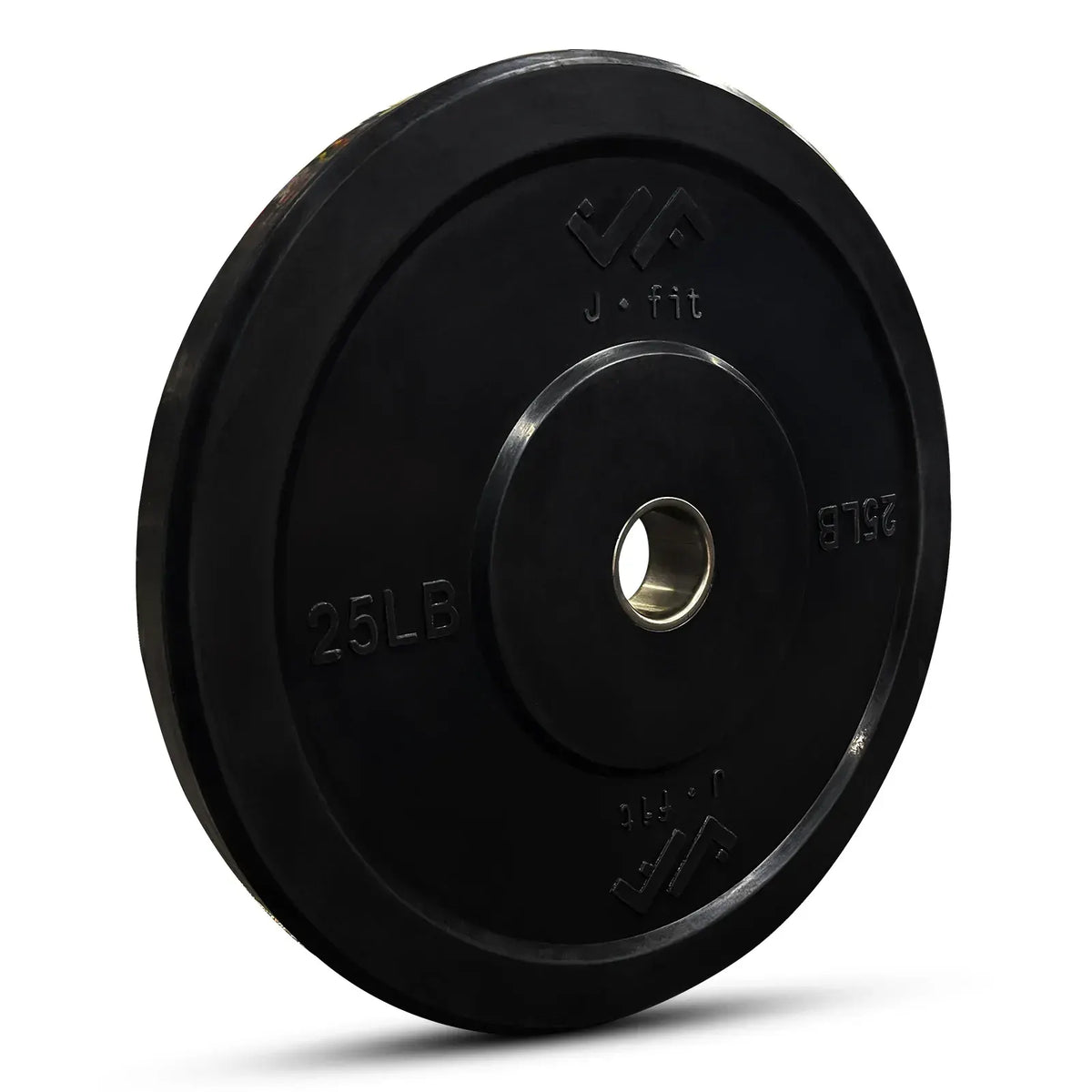 JFIT Black Olympic Bumper Plate 10LB 25LB 35LB 45LB — 45LB/20KG - Image 8