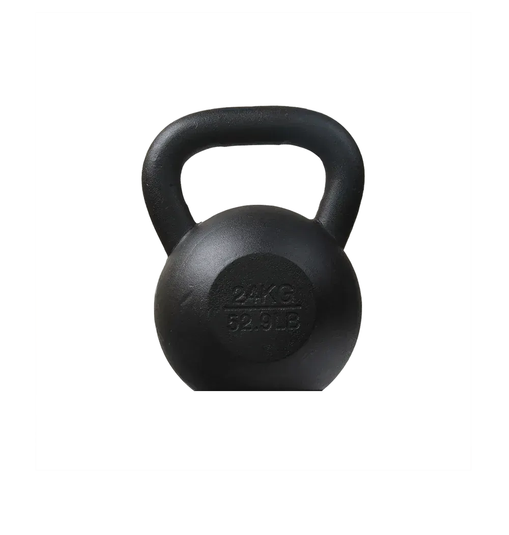 24kg Classic Cast Iron Powder Coated Kettlebell