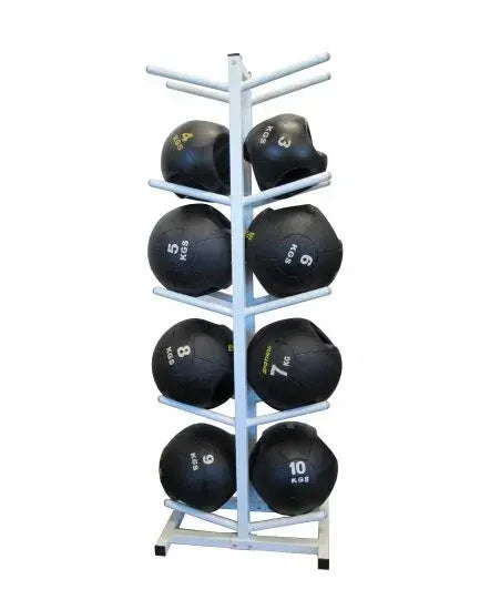 Double Grip Medicine Ball Package (3KG–10KG) with Rack