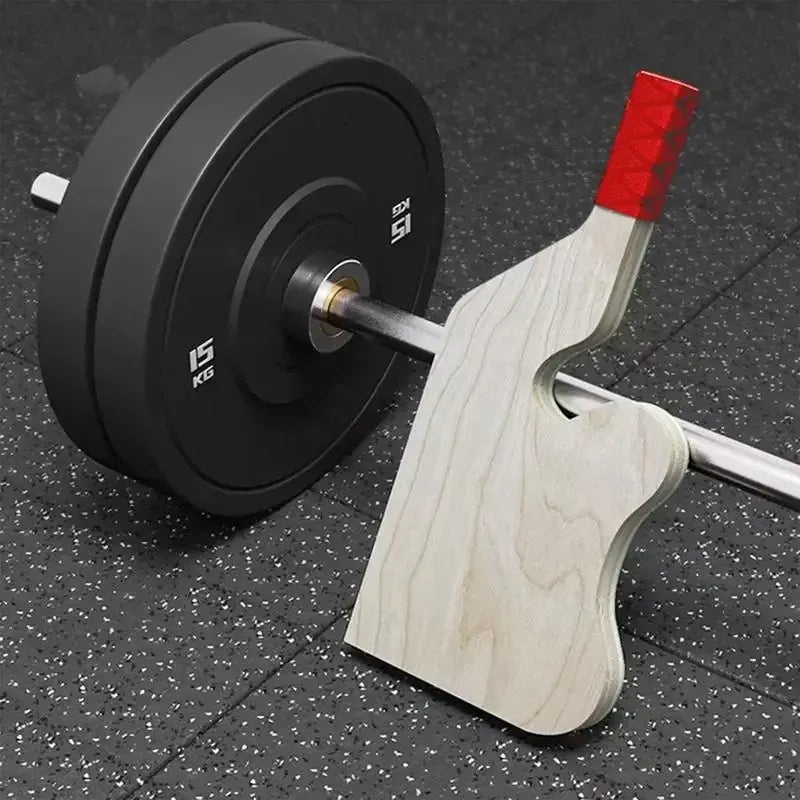 Wooden Barbell Jack Plate Changer Deadlift Barbell Holder - Image 4