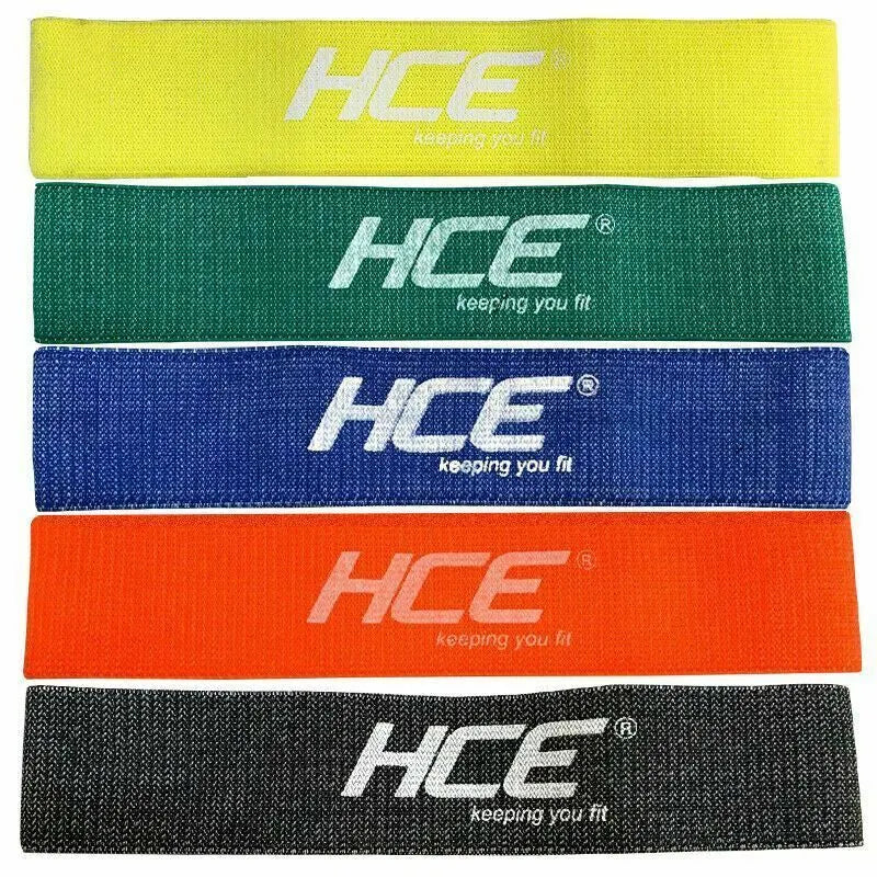 Strength Booty Fabric Resistance Bands (5-pack + Carry Bag) - Image 2