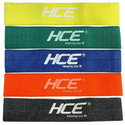 Strength Booty Fabric Resistance Bands (5-pack + Carry Bag) - Image 2