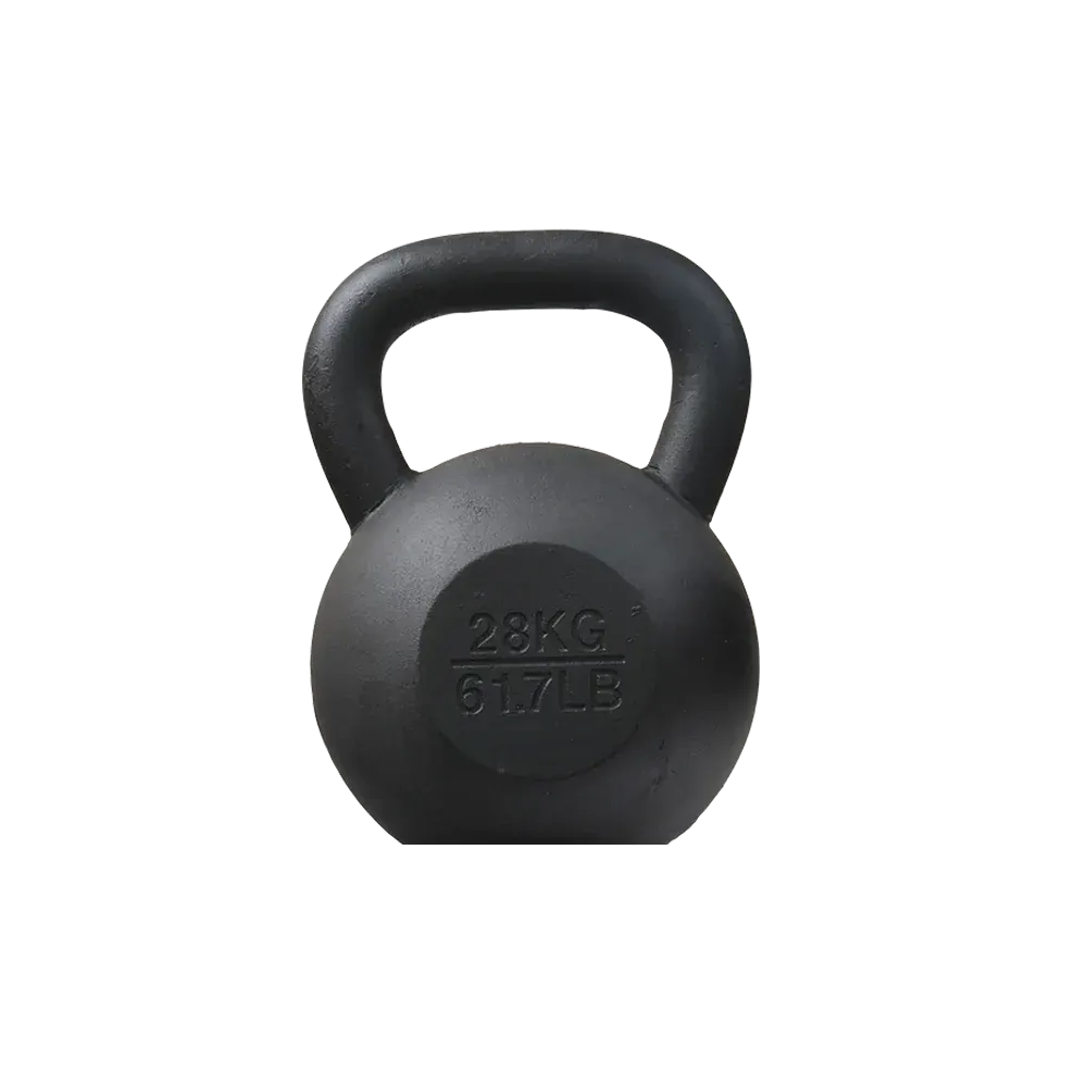 28kg Classic Cast Iron Powder Coated Kettlebell