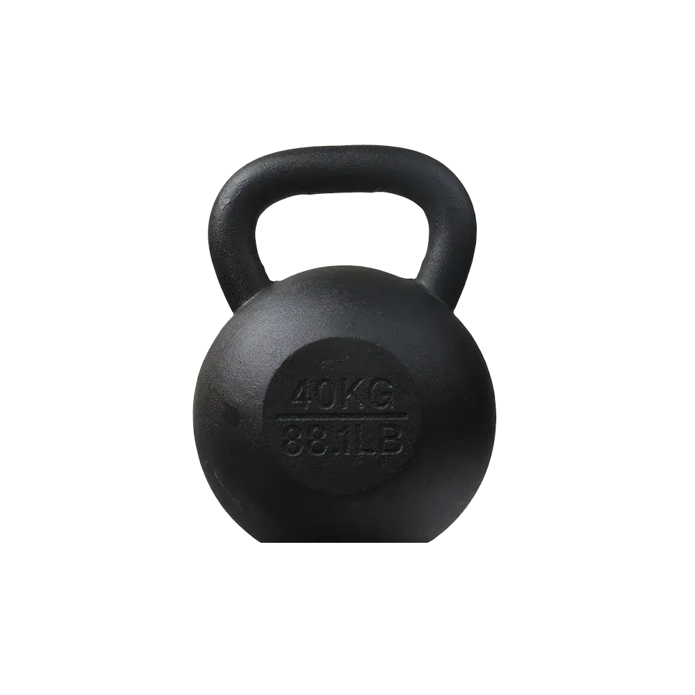 40kg Classic Cast Iron Powder Coated Kettlebell