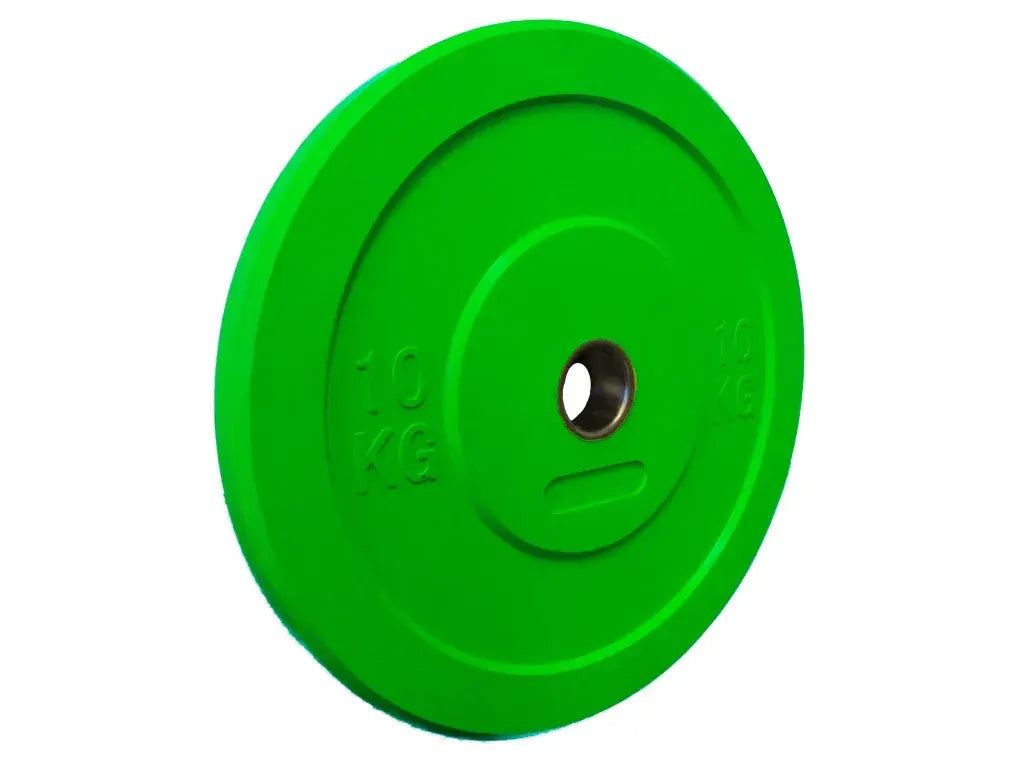 10kg Coloured Olympic Bumper Plate - Image 2