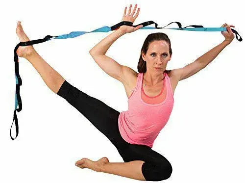 Yoga Stretch Strap – Flexibility & Mobility Strap with 10 Loops - Image 2