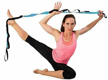 Yoga Stretch Strap – Flexibility & Mobility Strap with 10 Loops - Image 2