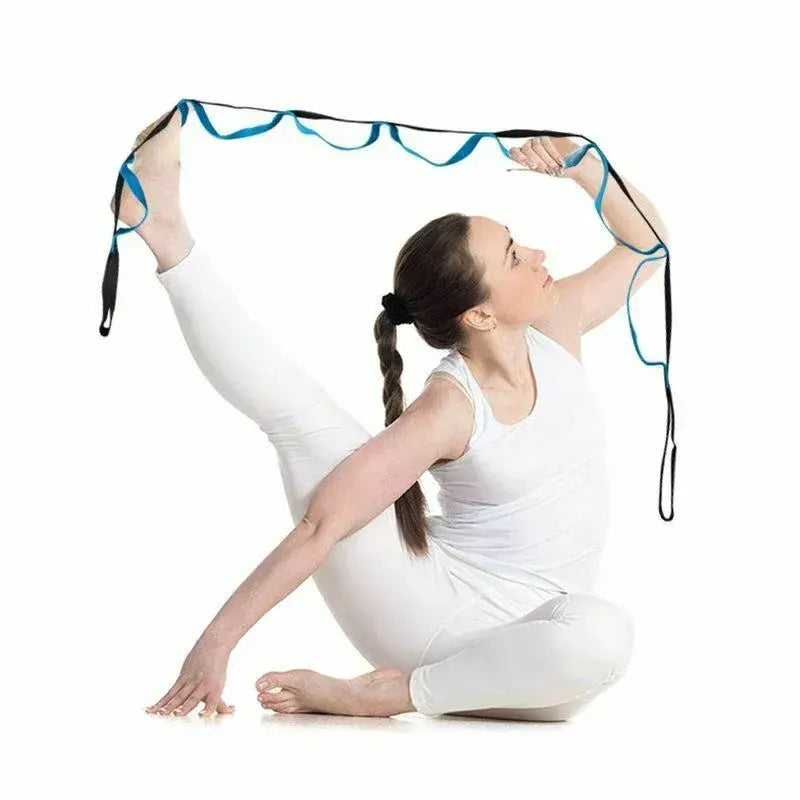 Yoga Stretch Strap – Flexibility & Mobility Strap with 10 Loops - Image 4