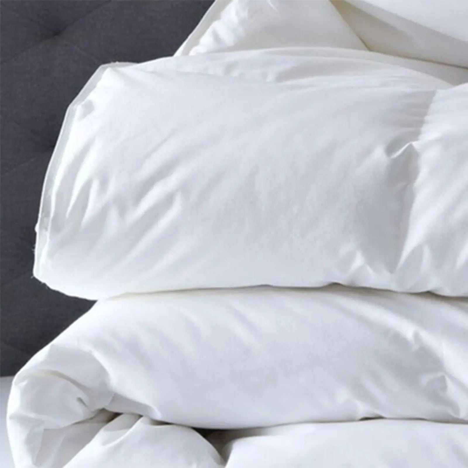 Royal Comfort 500GSM Plush Duck Feather Down Quilt Ultra Warm Soft - All Seasons - King Single - White - Image 3
