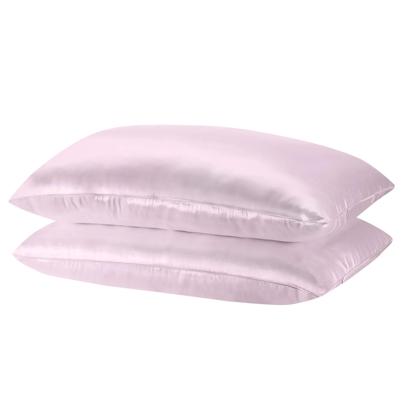 Royal Comfort Mulberry Soft Silk Hypoallergenic Pillowcase Twin Pack 51 x 76cm - Lilac - Image 3