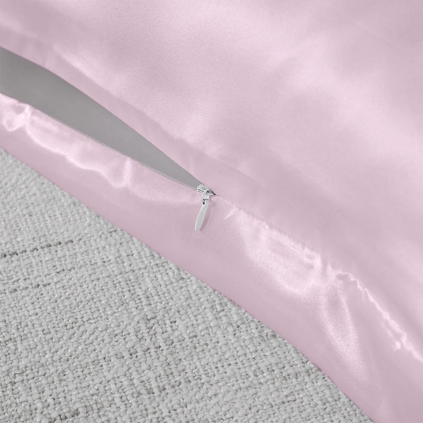 Royal Comfort Mulberry Soft Silk Hypoallergenic Pillowcase Twin Pack 51 x 76cm - Lilac - Image 6