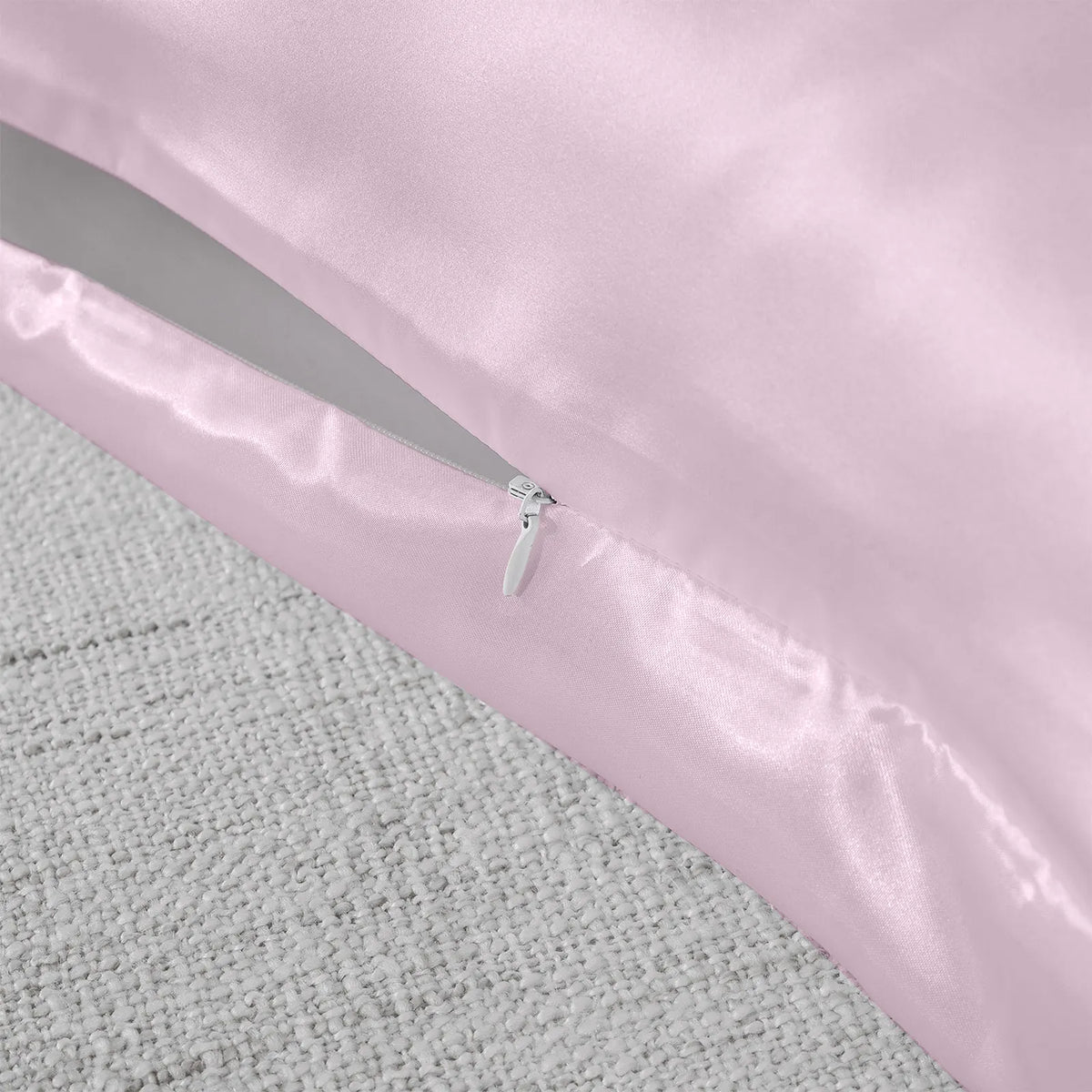 Royal Comfort Mulberry Soft Silk Hypoallergenic Pillowcase Twin Pack 51 x 76cm - Lilac - Image 6