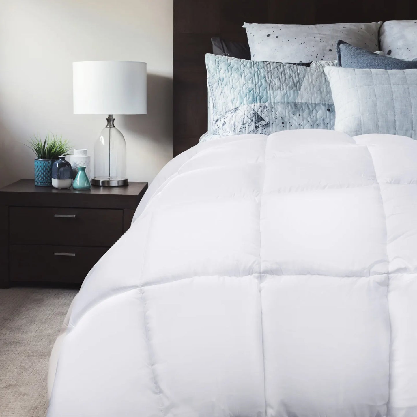 Royal Comfort 800GSM Silk Blend Quilt Duvet Ultra Warm Winter Weight  - King - White - Image 2
