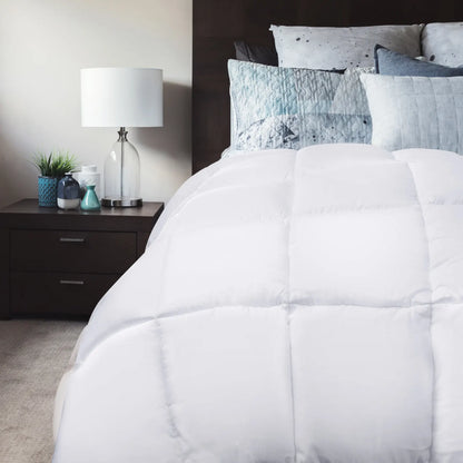 Royal Comfort 800GSM Silk Blend Quilt Duvet Ultra Warm Winter Weight  - King - White - Image 2