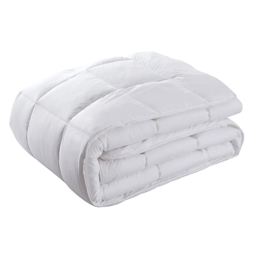 Royal Comfort 800GSM Silk Blend Quilt Duvet Ultra Warm Winter Weight  - King - White