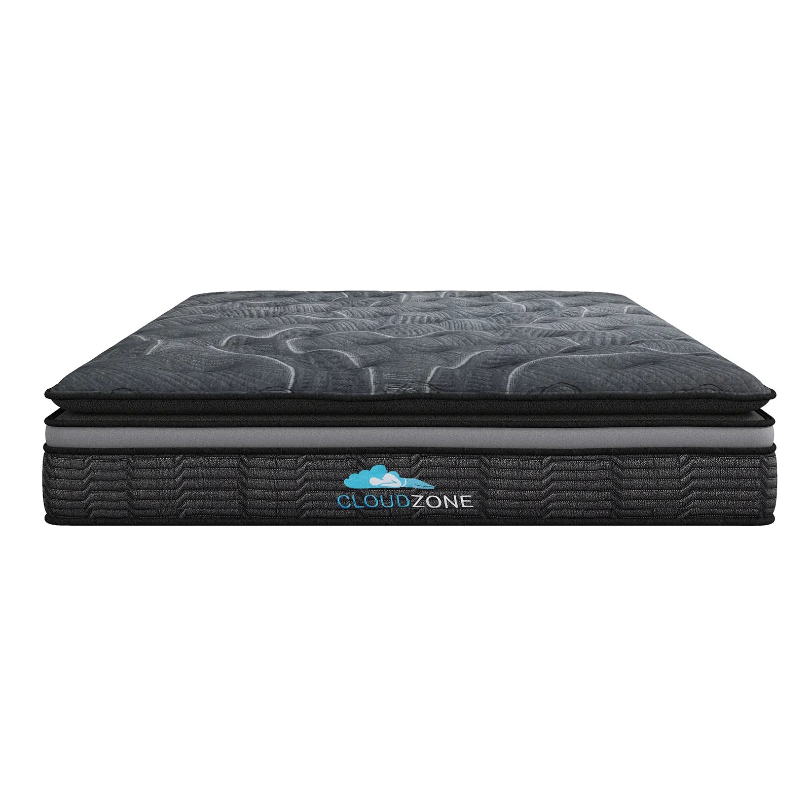 Cloud Zone Double Layer Euro Top Pocket Spring Mattress Plush Medium Firm 34cm - Single - Image 4