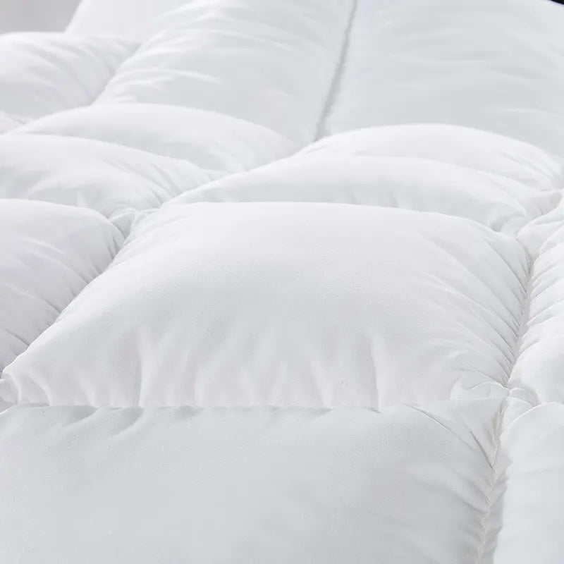 500GSM Soft Goose Feather Down Quilt Duvet  95% Feather 5% Down All-Seasons - Double - White
