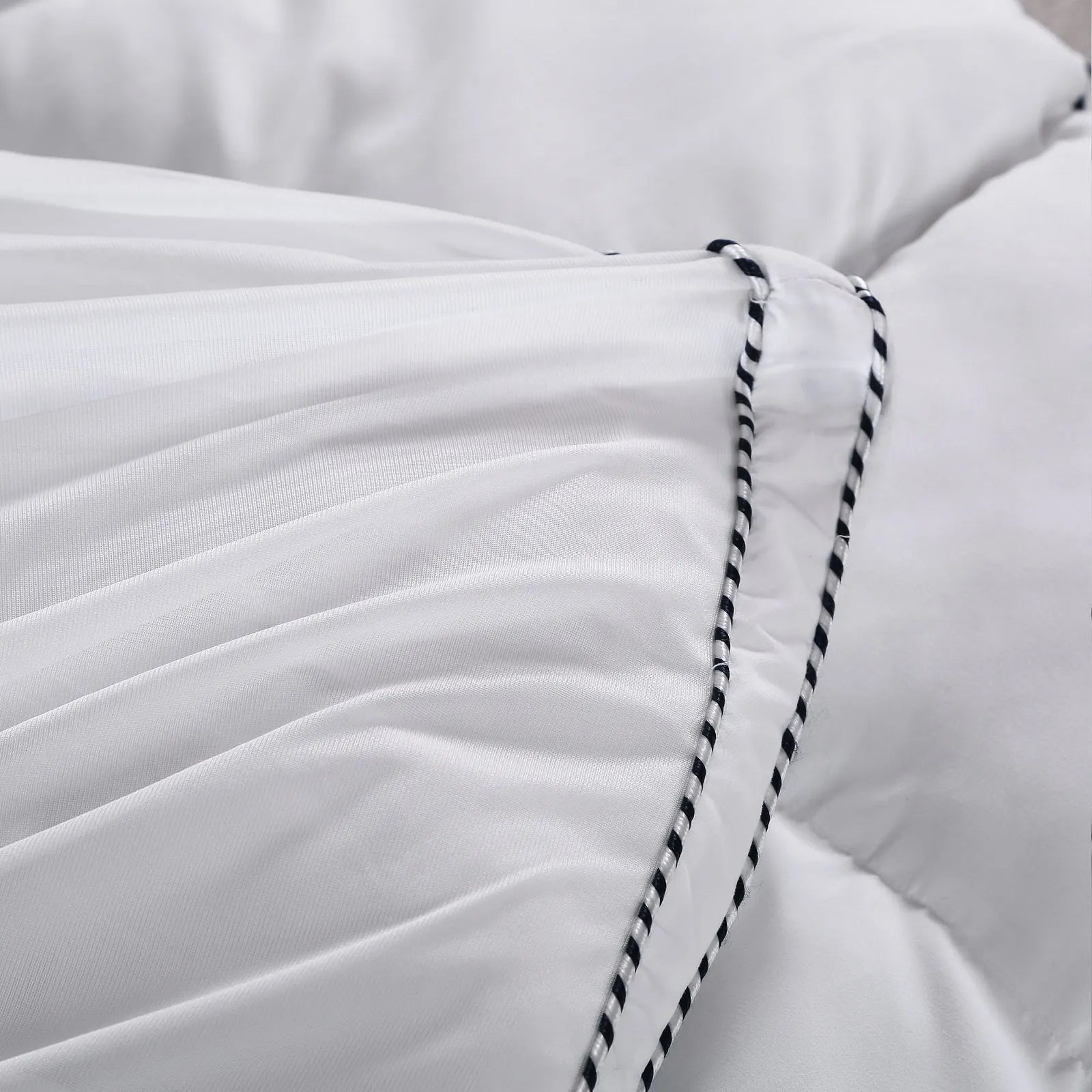 Royal Comfort 1000GSM Luxury Bamboo Fabric Gusset Mattress Pad Topper Cover - King - White - Image 7