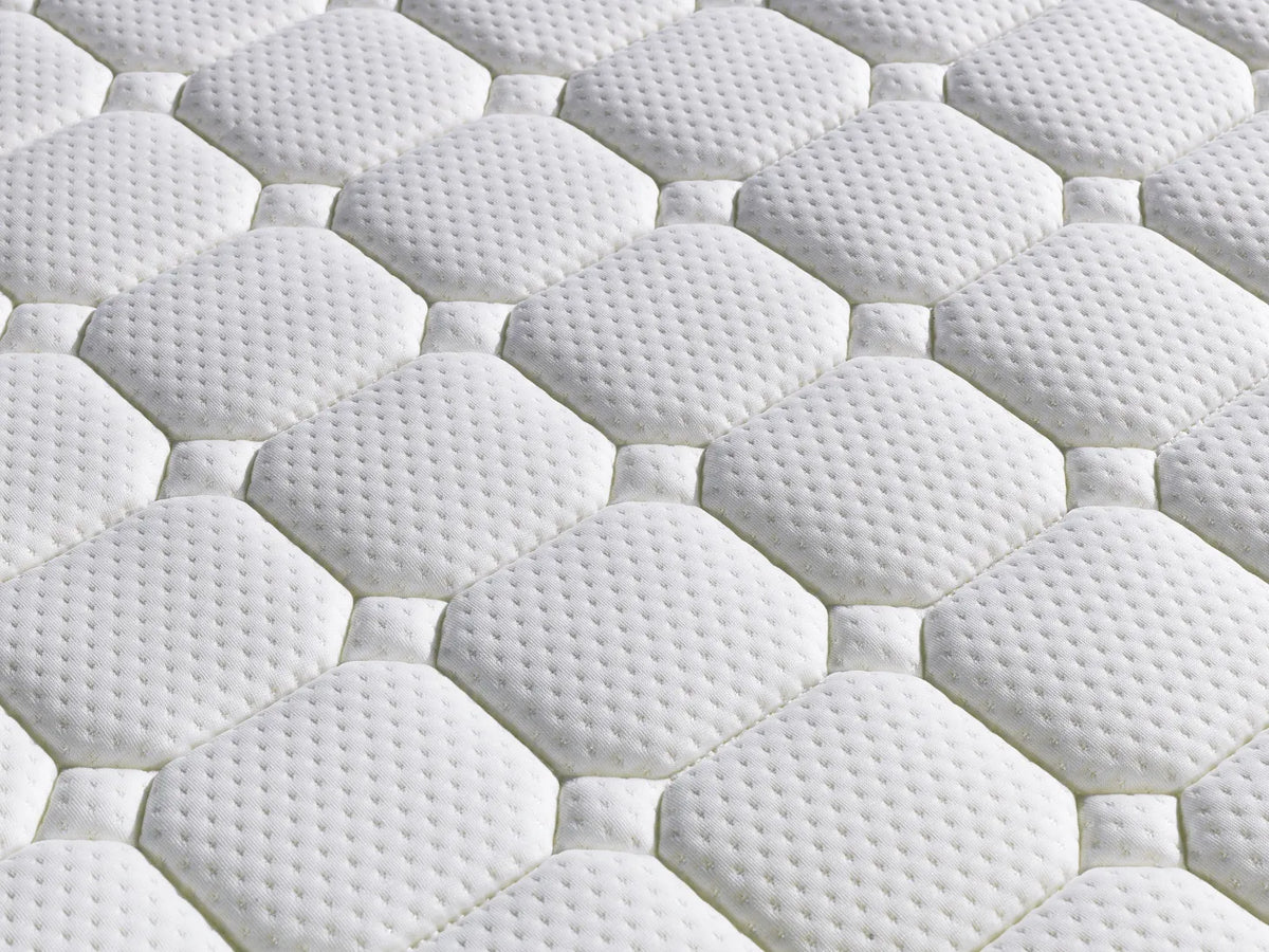 Ergopedic Mattress 5 Zone Latex Pocket Spring Mattress In A Box 30cm - King Single - White  Grey  Black - Image 8