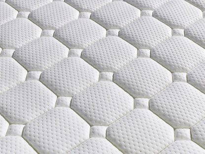Ergopedic Mattress 5 Zone Latex Pocket Spring Mattress In A Box 30cm - Queen - White  Grey  Black - Image 8