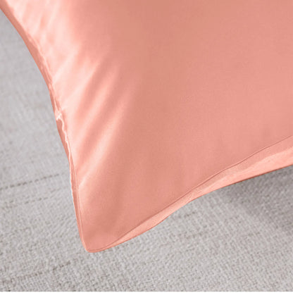 Royal Comfort Mulberry Soft Silk Hypoallergenic Pillowcase Twin Pack 51 x 76cm - Blush - Image 5