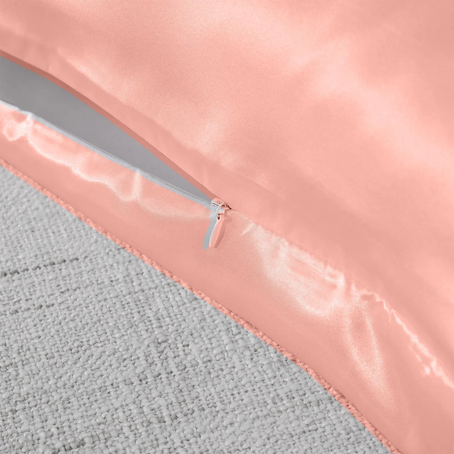 Royal Comfort Mulberry Soft Silk Hypoallergenic Pillowcase Twin Pack 51 x 76cm - Blush - Image 6