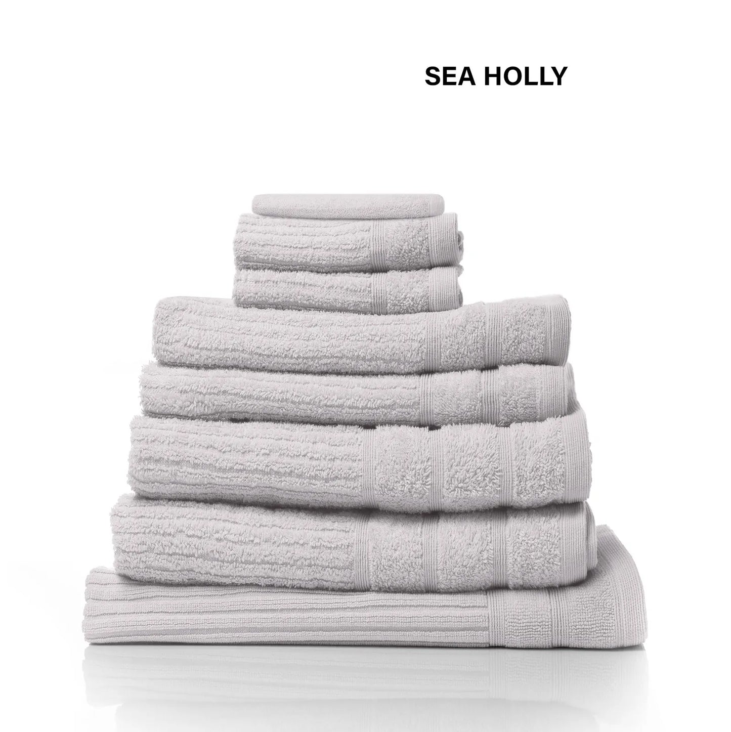 Royal Comfort Eden Egyptian Cotton 600GSM 8 Piece Luxury Bath Towels Set - Holly - Image 5