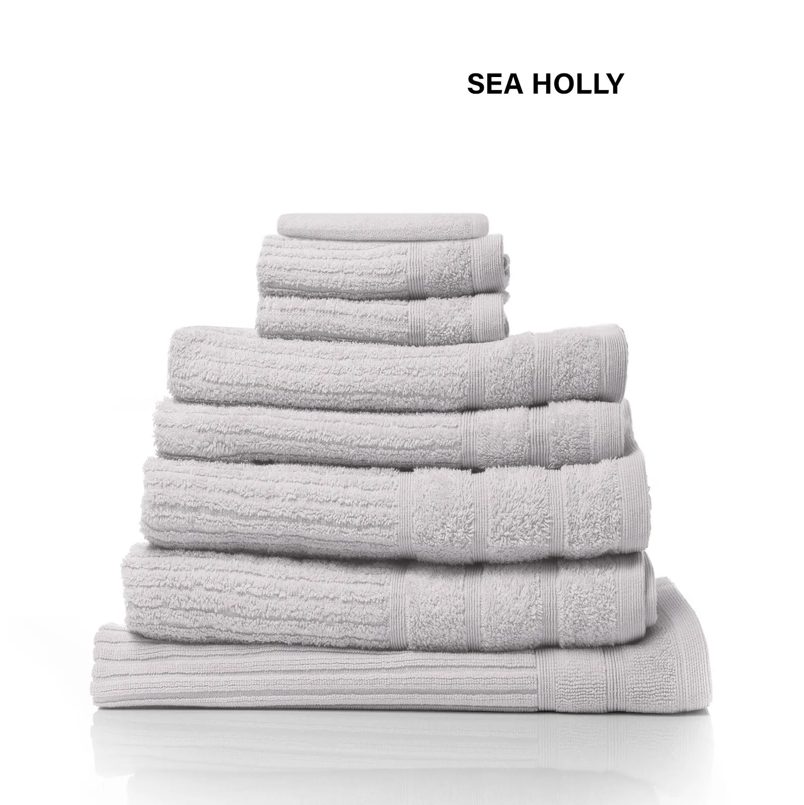 Royal Comfort Eden Egyptian Cotton 600GSM 8 Piece Luxury Bath Towels Set - Holly - Image 5