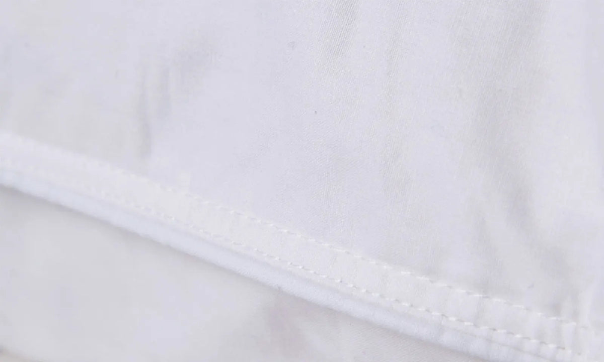 Duck Feather & Down Quilt 500GSM + Duck Feather and Down Pillows 2 Pack Combo - Single - White - Image 6
