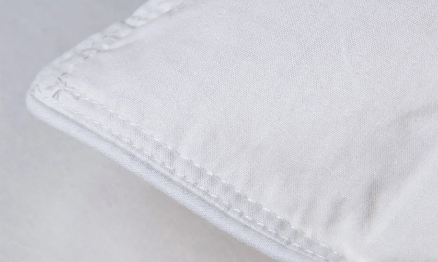 Duck Feather & Down Quilt 500GSM + Duck Feather and Down Pillows 2 Pack Combo - Double - White - Image 5