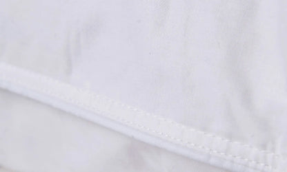 Duck Feather & Down Quilt 500GSM + Duck Feather and Down Pillows 2 Pack Combo - Super King - White - Image 7