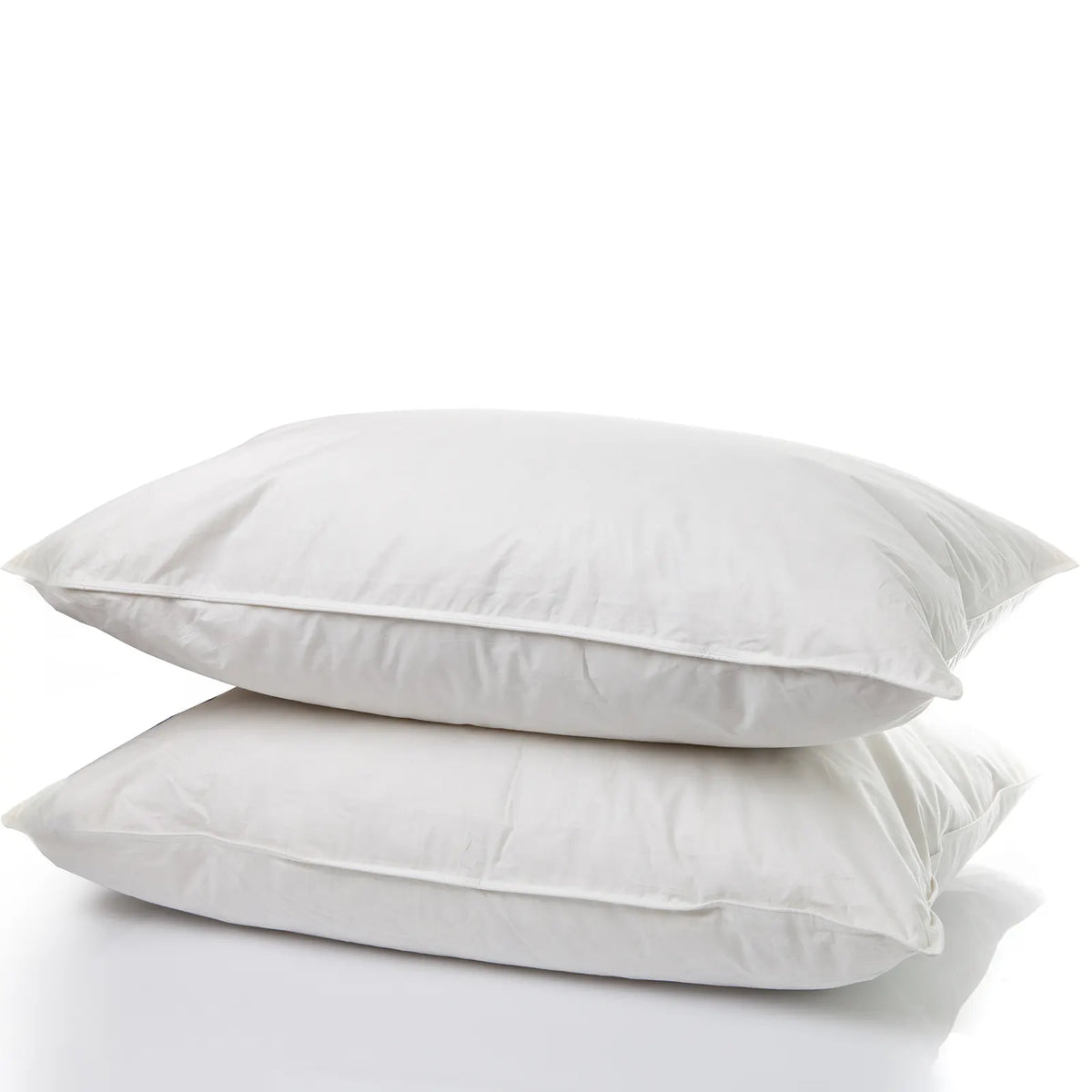 Royal Comfort 1800GSM Duck Feather Down Topper And 1000GSM 2 Duck Pillows Set - Single - White - Image 3