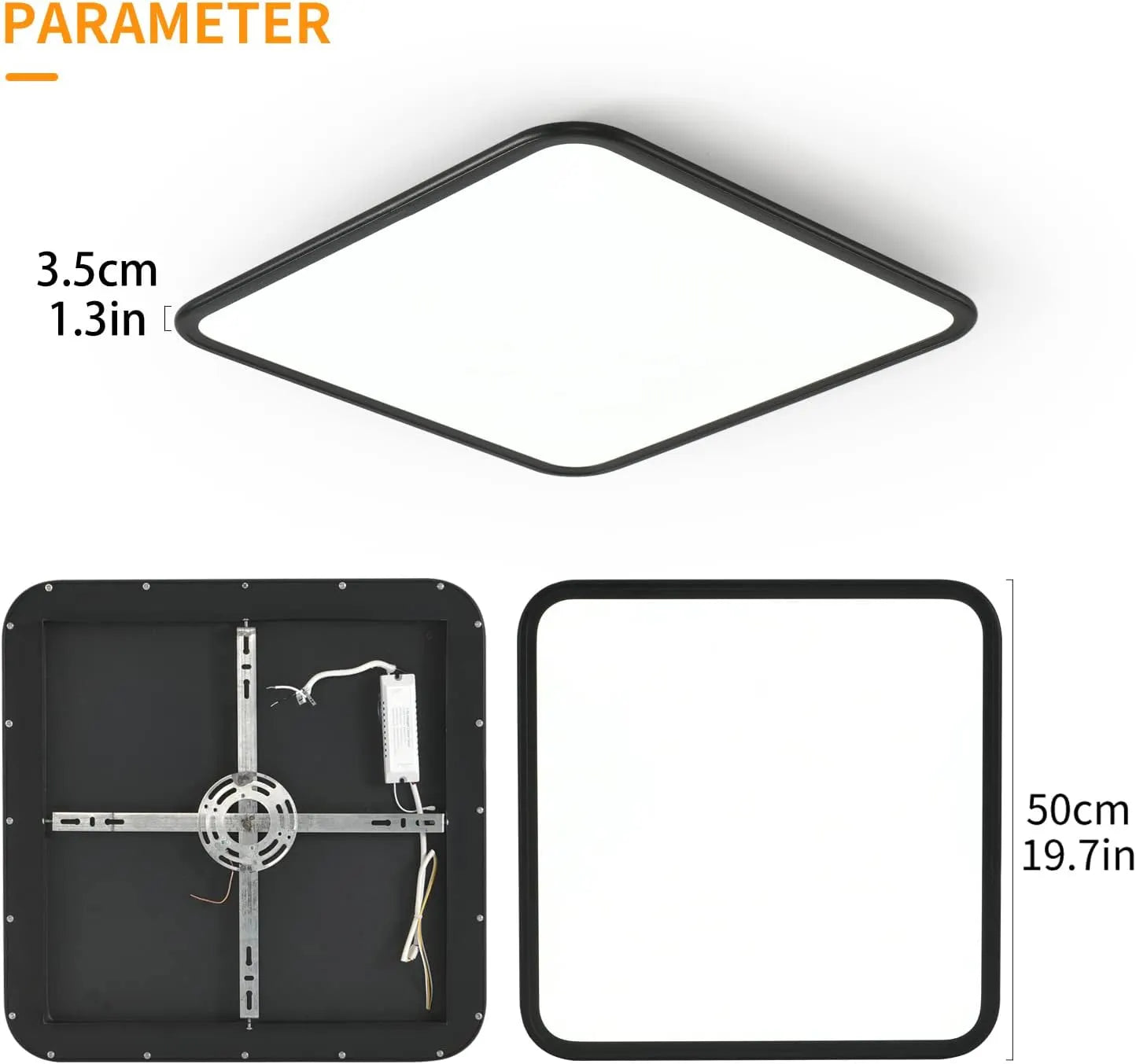 Dimmable LED Ceiling Light, 40W Anti Blue - Image 6