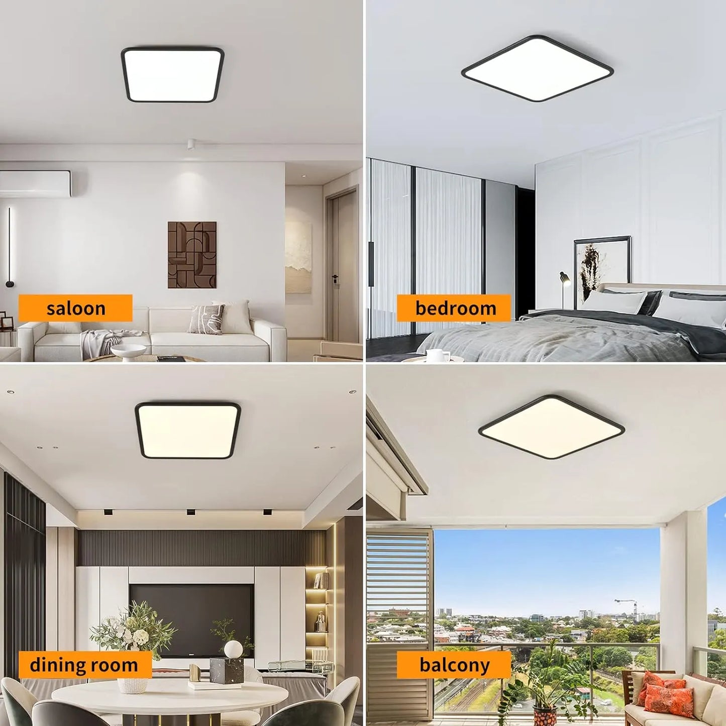 Dimmable LED Ceiling Light, 40W Anti Blue - Image 8