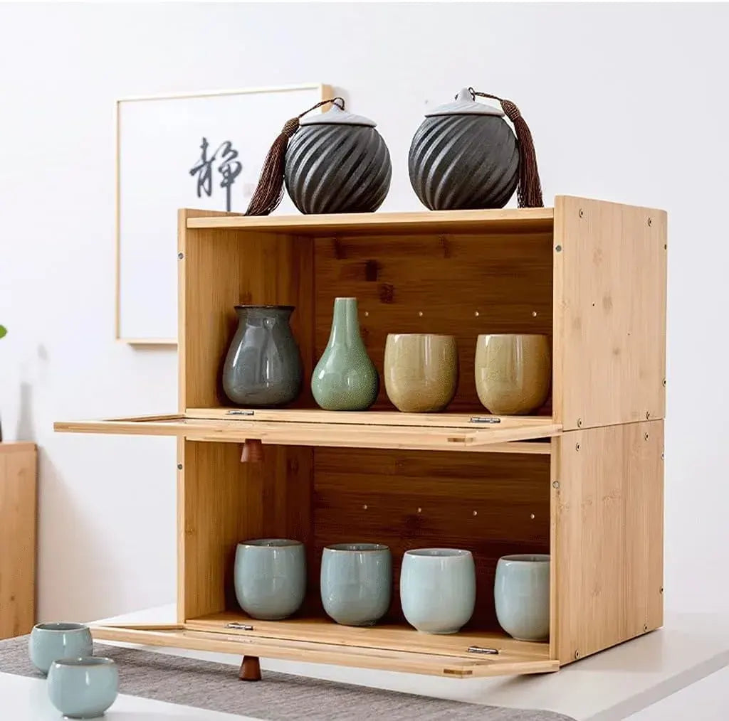 CARLA HOME Bamboo Bread Box, Kitchen Countertop Storage, Window Bread Holder - Image 8