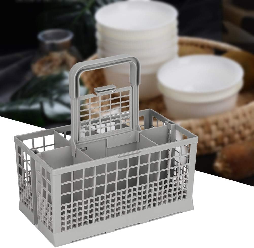 CARLA HOME 8 Slot Universal Dishwasher Cutlery Basket with Handle and Lid which Fits Most Brands (240mm X 135mm X 122mm) - Image 3