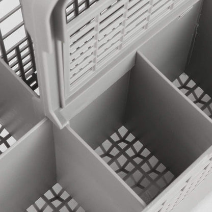 CARLA HOME 8 Slot Universal Dishwasher Cutlery Basket with Handle and Lid which Fits Most Brands (240mm X 135mm X 122mm) - Image 5