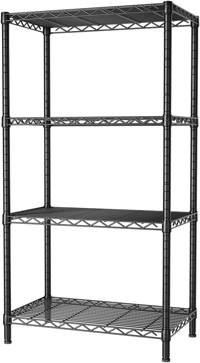 CARLA HOME 4-Tier Adjustable Metal Storage Shelves Wire Rack Organizer for Kitchen, Pantry, Bathroom or Laundry Room (60cm W x 40cm D x 140cm H) - Image 9