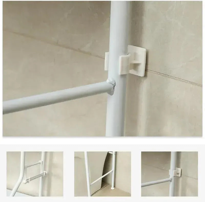 CARLA HOME 3-Tier Over Washing Machine Storage Rack for Laundry Room Space Saving, Towels, Detergent & Bathroom Essentials - Image 6